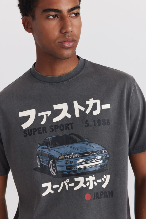 Springfield Japan Sport T-shirt grey