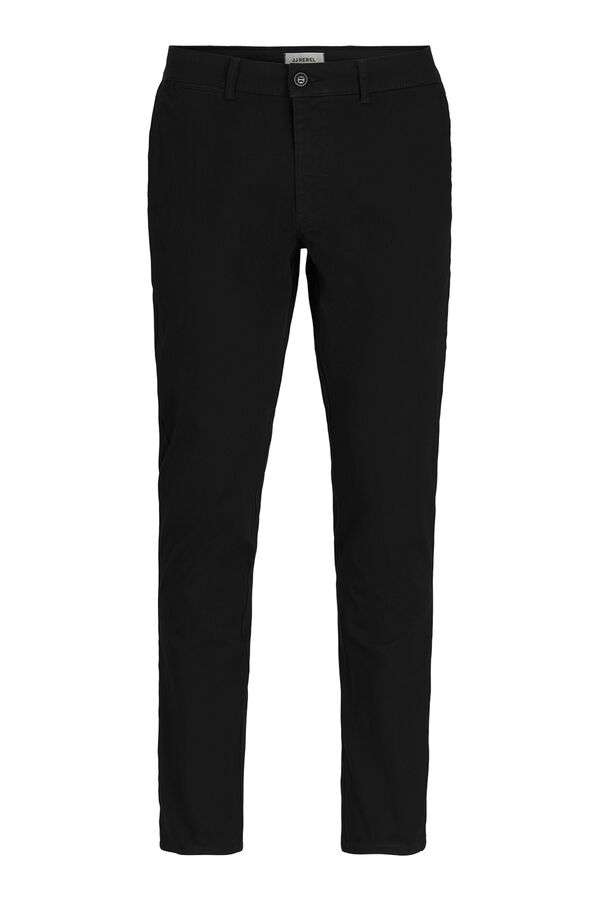 JJ REBEL Slim fit chinos black