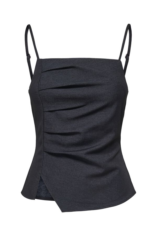 JDY Draped vest top bleu
