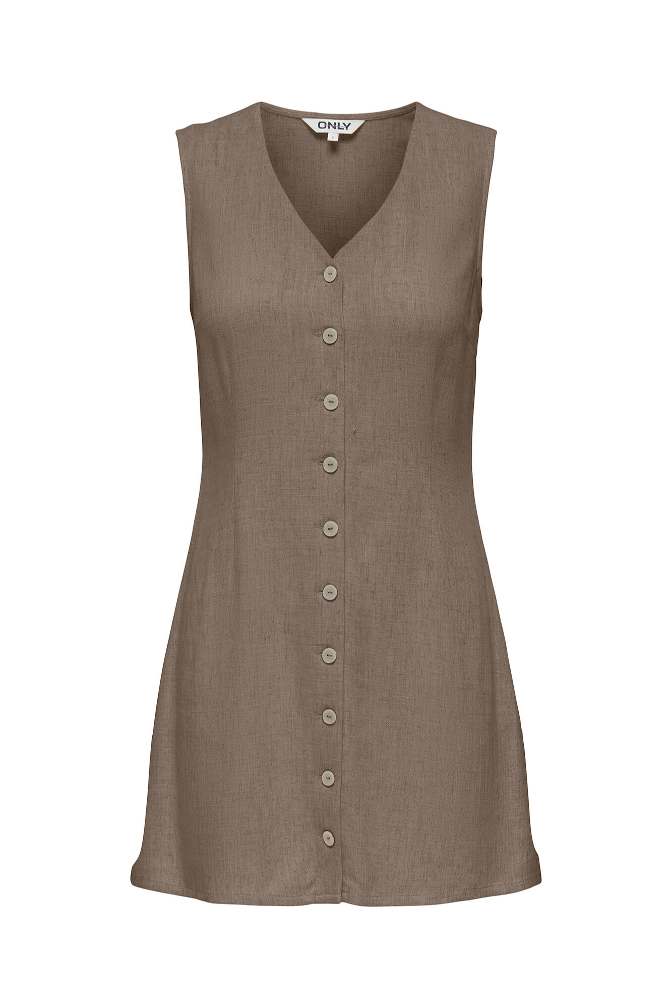 Only Kurzes Leinenkleid