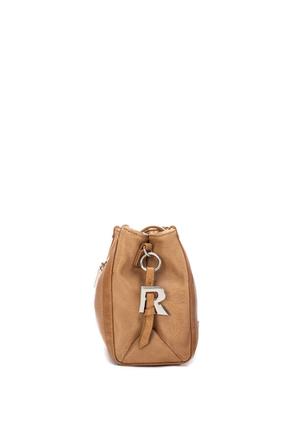 Refresh zip fastening crossbody bag brown