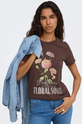 Camiseta estampada de manga corta