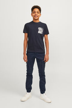 Jack & Jones Junior Pantal&oacute;n cargo slim