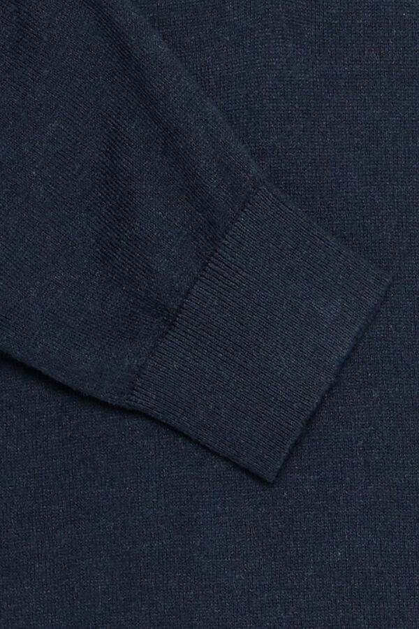 Blend Jersey cuello alto azul