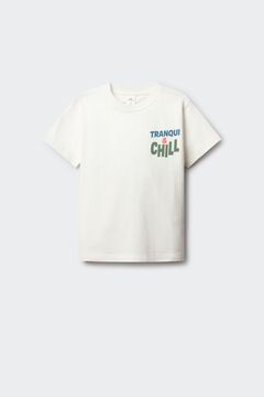 Springfield Kids Camiseta manga corta "Tranqui & Chill" ni&ntilde;o