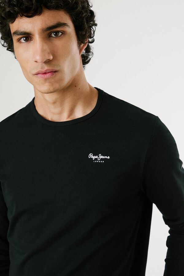 Pepe Jeans Camiseta manga larga negro