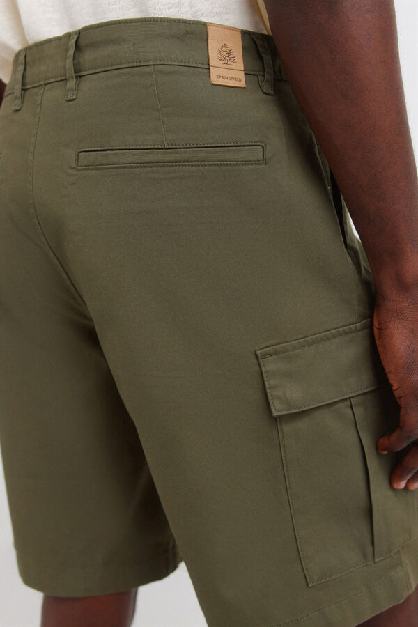 Springfield Bermuda cargo coupe confort imprim&eacute;