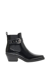 Only Stiefelette Cowboystil Schwarz