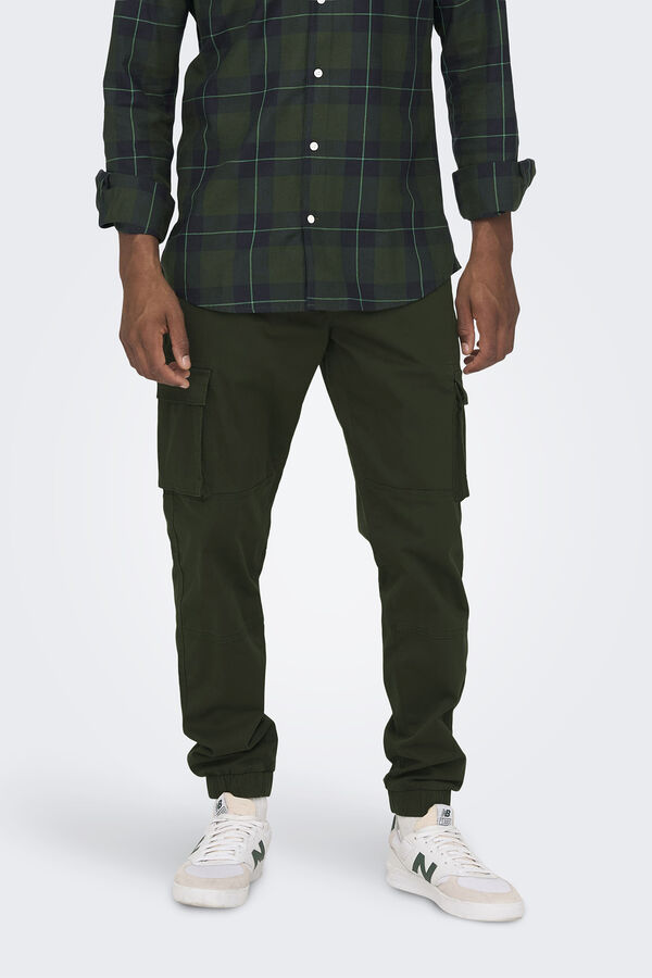 Springfield Cargo trousers zelena