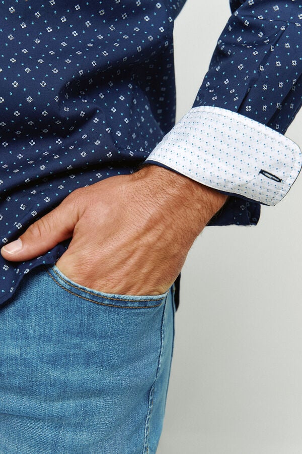 Jack & Jones Slim fit formal shirt blue