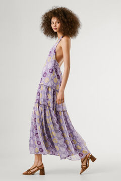 Pepe Jeans Long sleeves print fluid dress. 