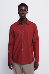 Springfield Garment dyed oxford shirt red