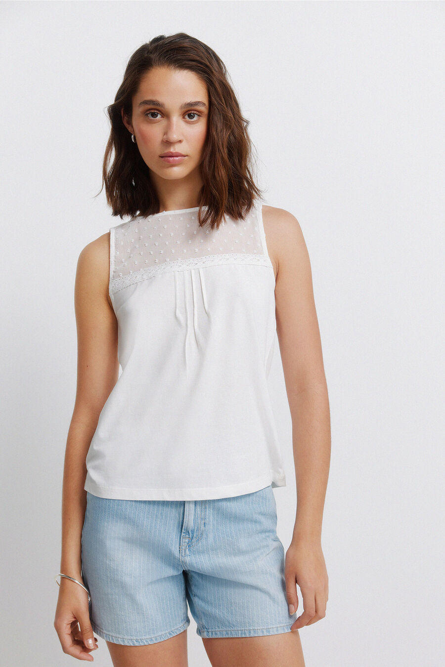 Camiseta tirantes plumeti