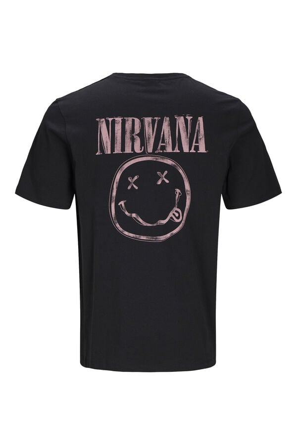 Springfield Camiseta Nirvana negro