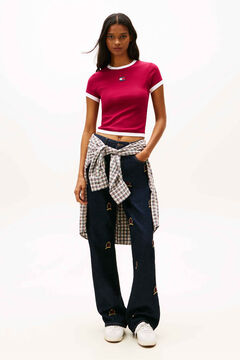 Tommy Jeans Camiseta slim de manga corta