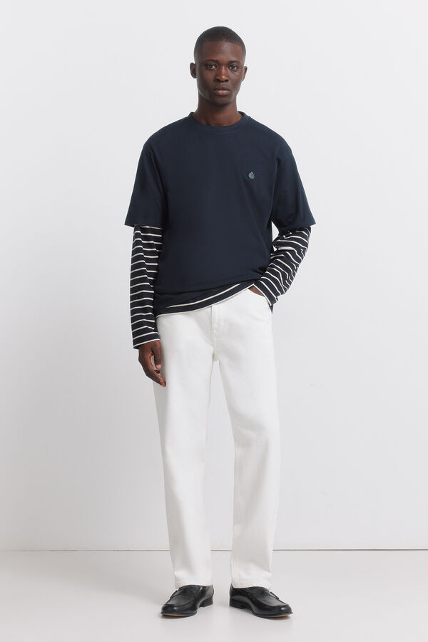 Springfield Springfield logo basic t-shirt blue