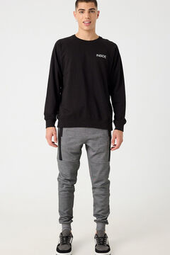 Springfield Joggers with stripes grey