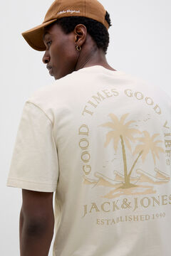 Jack & Jones Camiseta slim backprint