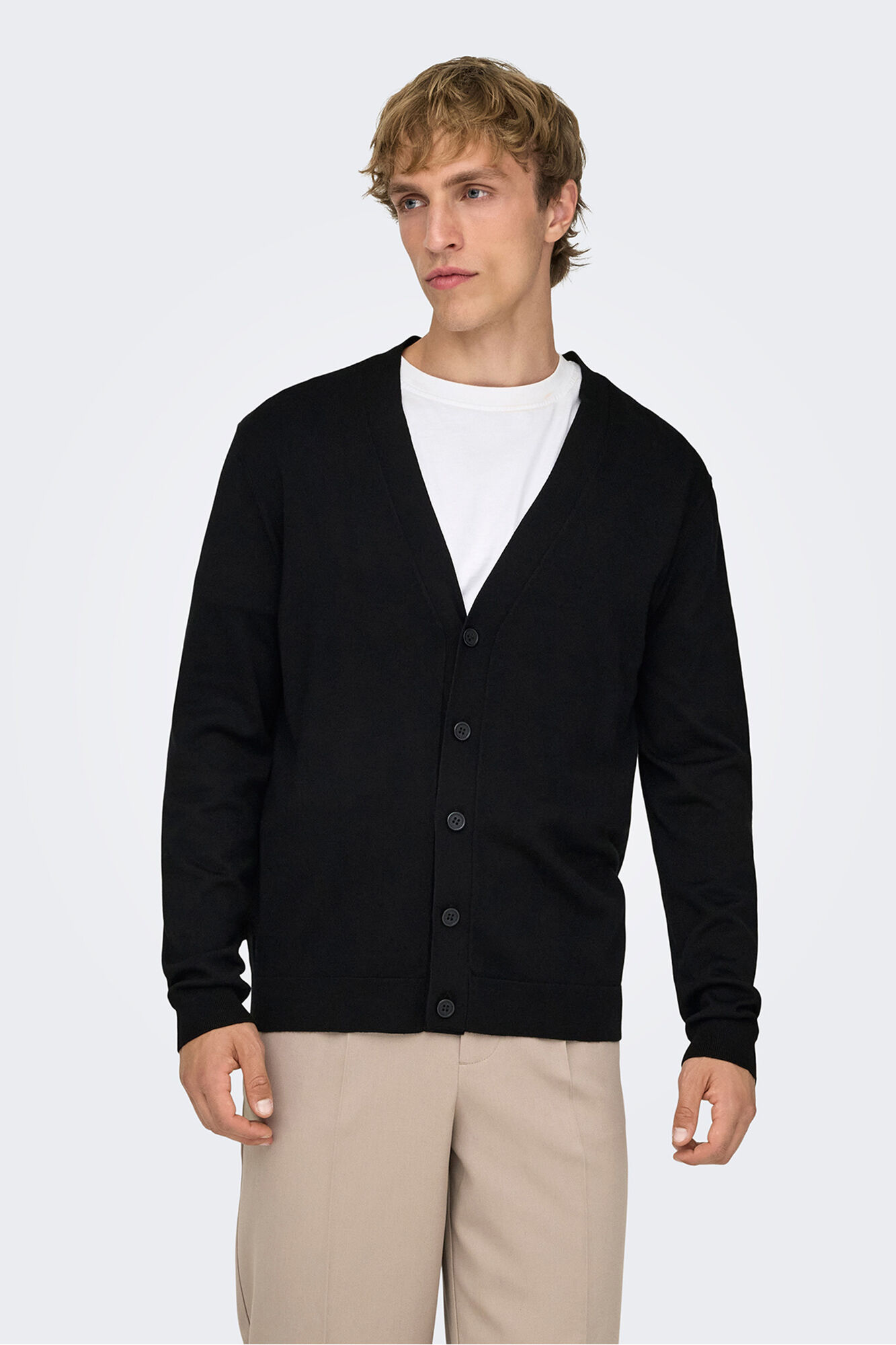 Only & Sons Casaco de malha corte regular