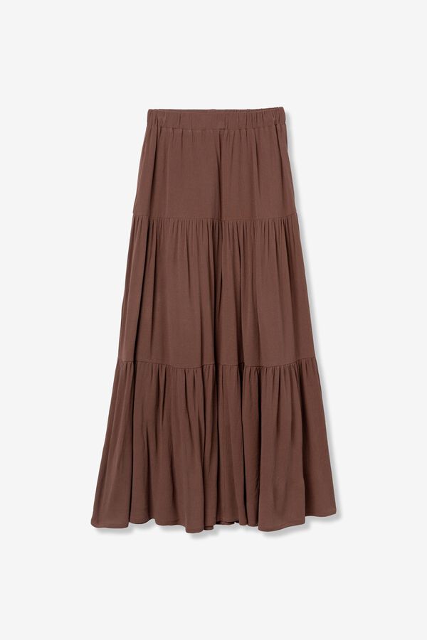Tiffosi Regular long skirt nude