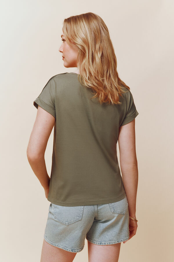 Springfield T-shirt "Oui &agrave; tout comme devise dans la vie" imprim&eacute;