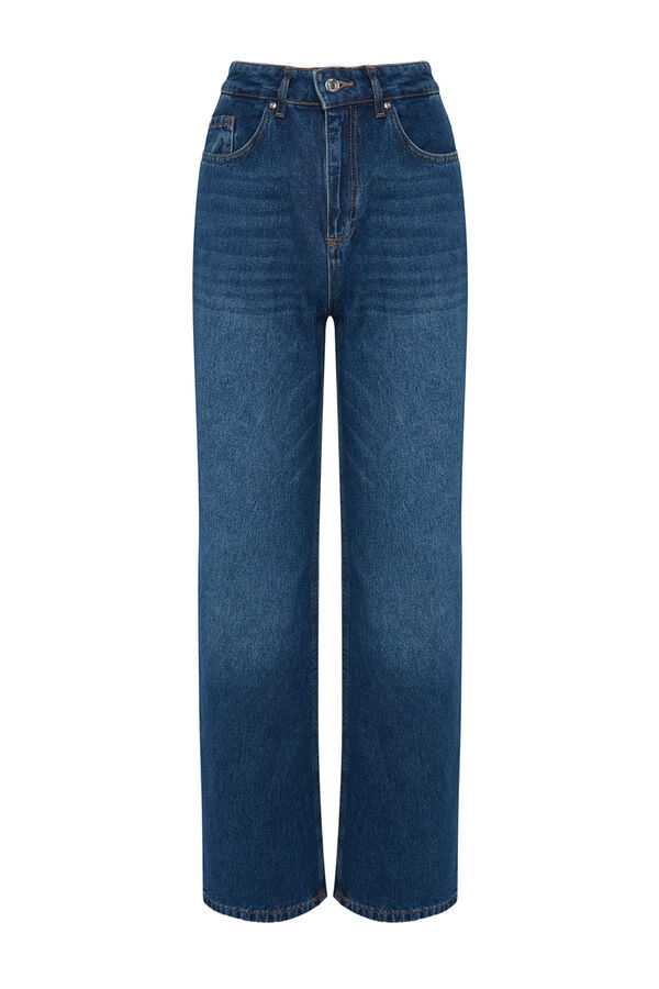 Trendyol Jeans regular de mujer azul