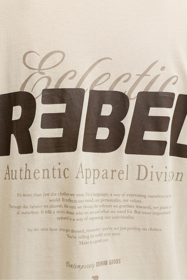 JJ REBEL Regular fit T-shirt grey