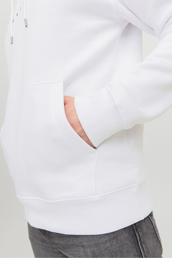 Jack & Jones Kapuze mit Logo Wei&szlig;