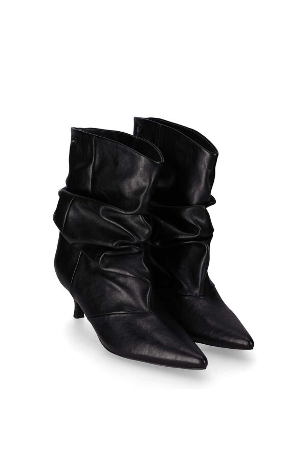 Chika 10 Stiletto heel pointed ankle boots black