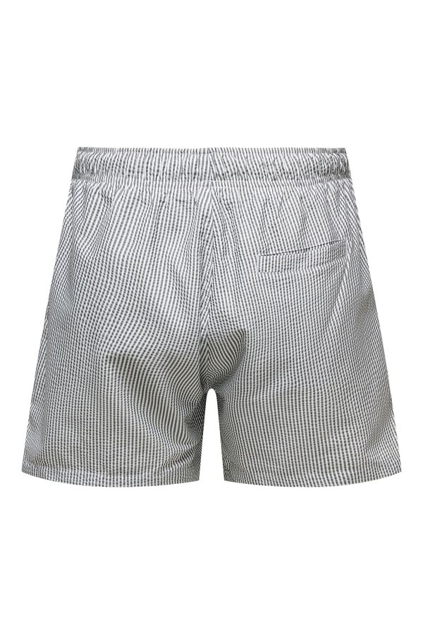 Only & Sons Striped short swimwear green