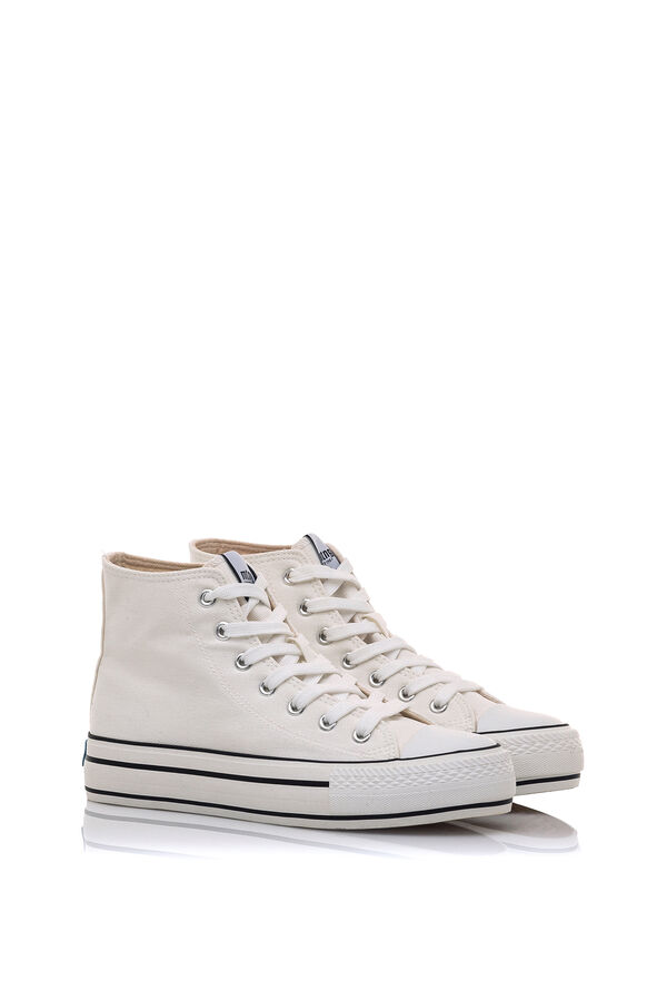 Springfield Plimsoll style trainers white