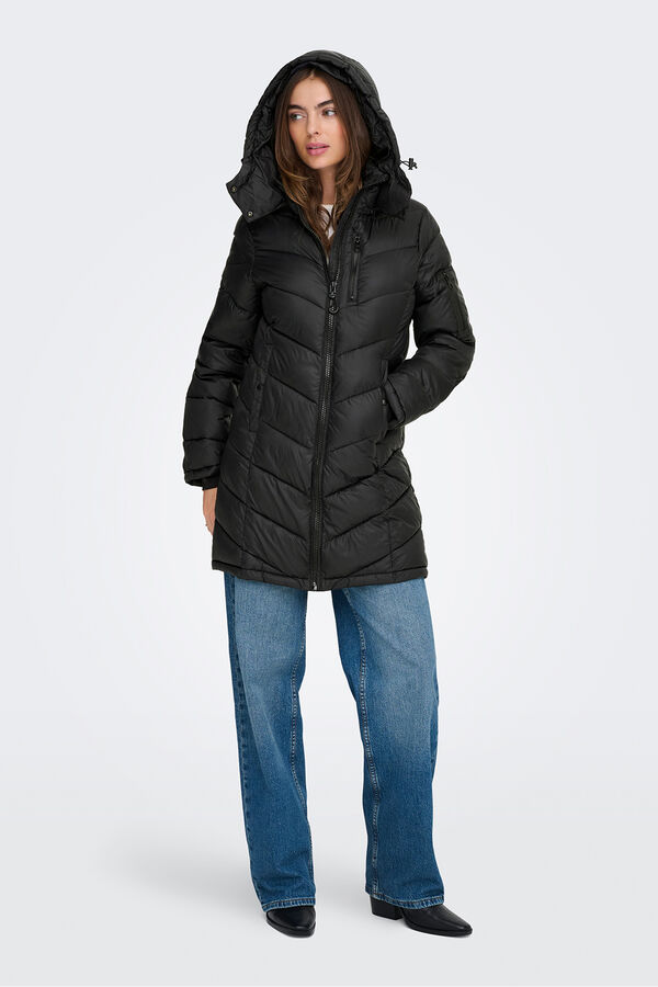 Only Waterproof padded coat Crna