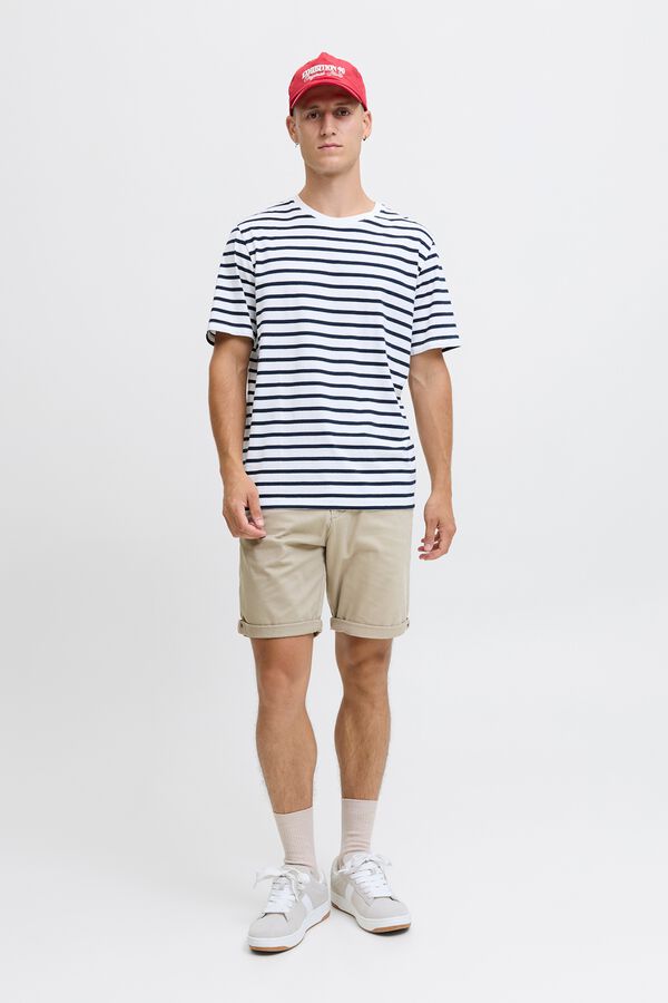 Jack & Jones Chino regular fit Bermuda shorts grey