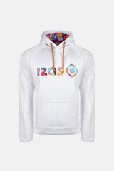 Izas Unisex hooded sweatshirt white