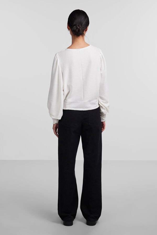 Springfield Women's long-sleeved blouse  white