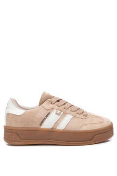 XTI Zapatilla Antelina Retro Con Bandas