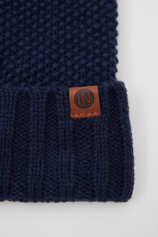 Inside Gorro Beannie Hombre azul