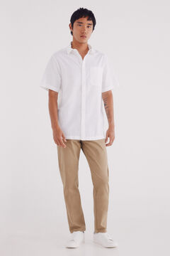 Springfield Chino pantalone slim kroja sa mikrodezenom