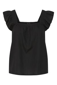 Pieces Leinen-Tr&auml;gertop