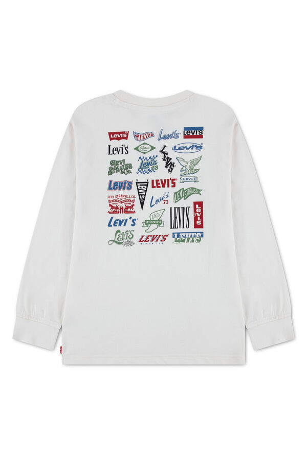 Levi's T-shirt de manga comprida bege