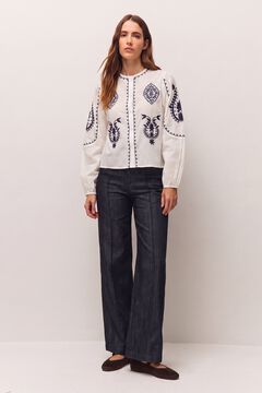 Systemaction Pantal&oacute;n vaquero ancho