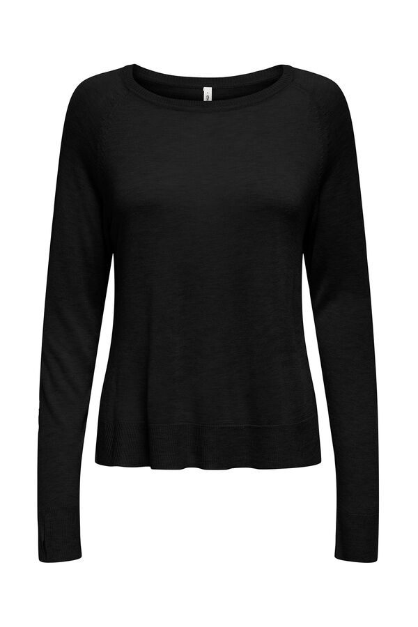 Only D&uuml;nnes lang&auml;rmelig Schwarz