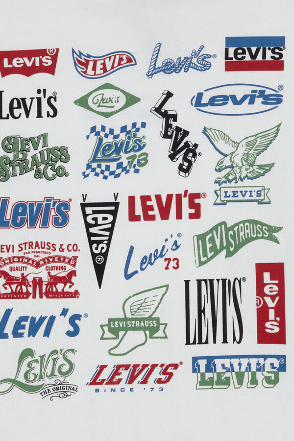Levi's T-shirt de manga comprida bege