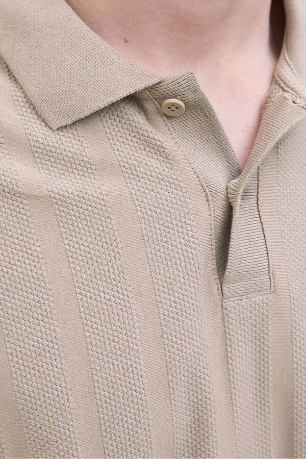 JJ REBEL long sleeve polo shirt grey