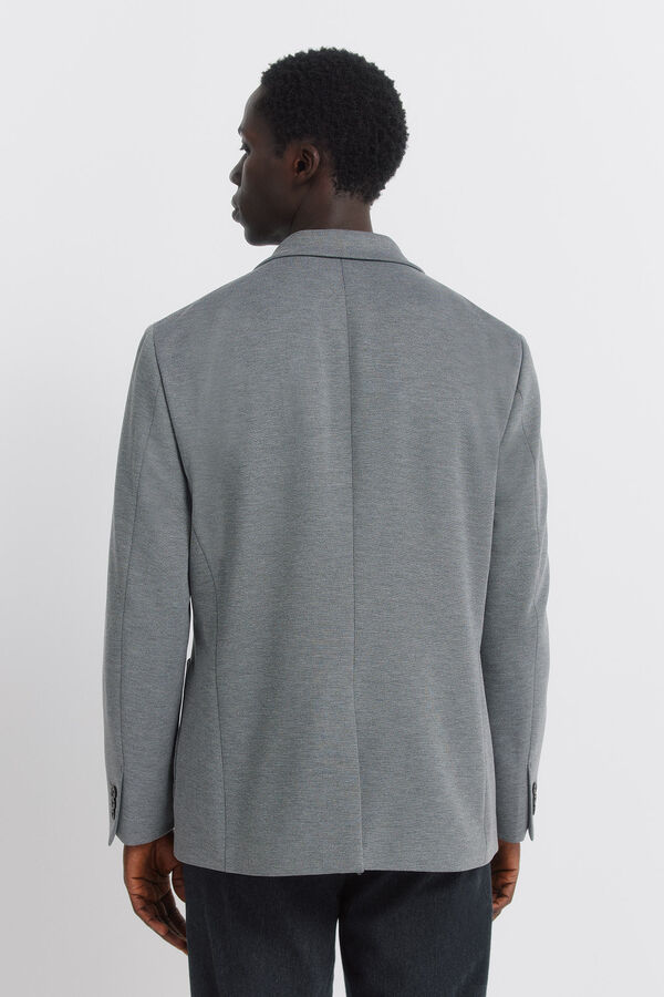 Springfield Birdseye blazer grey