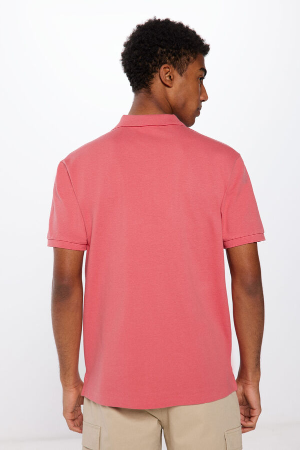 Springfield Osnovna polo majica od pikea regular kroja crvena
