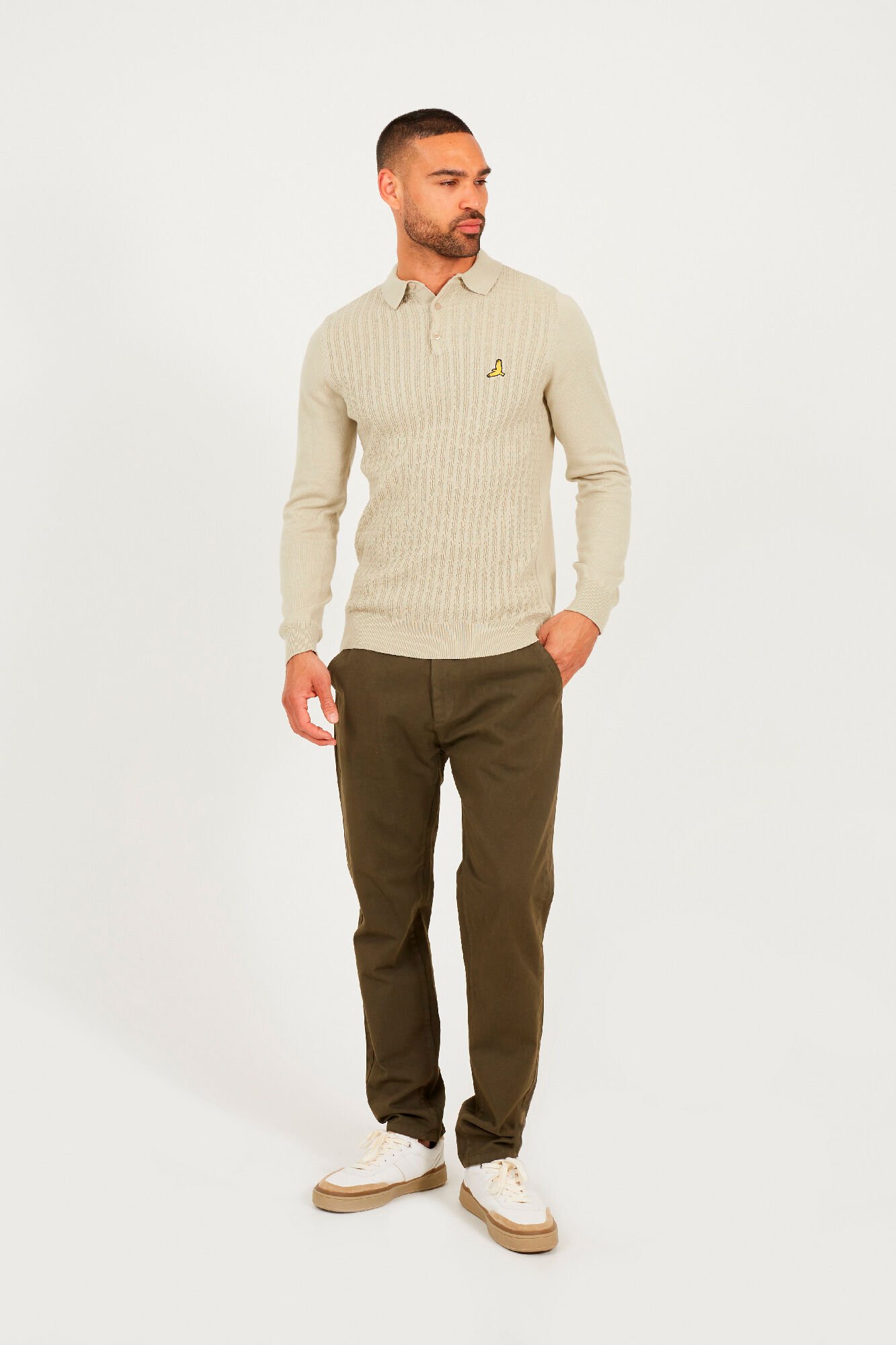 Brave Soul Jersey cuello polo