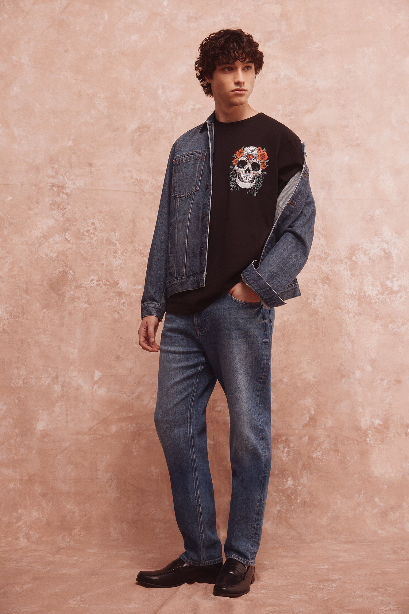 Springfield Camiseta calavera