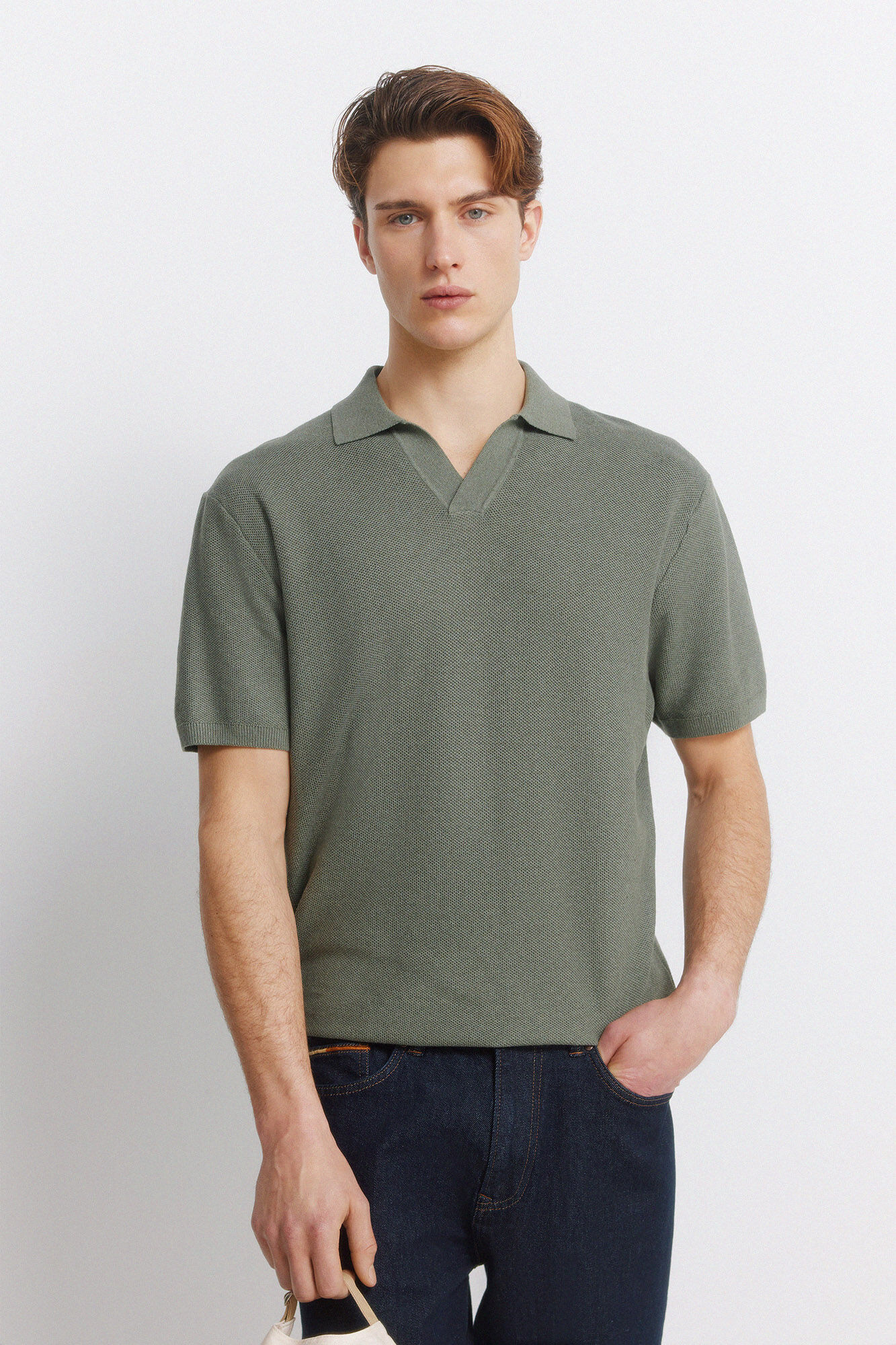 Springfield Link structure polo shirt