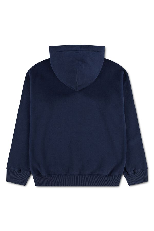 Abercrombie Kids Logo fleece jumper blue